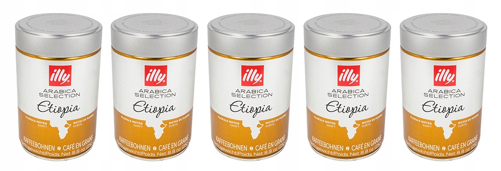 Kawa ziarnista Illy Etiopia Monoarabica arabica puszka 250g (5 szt.)