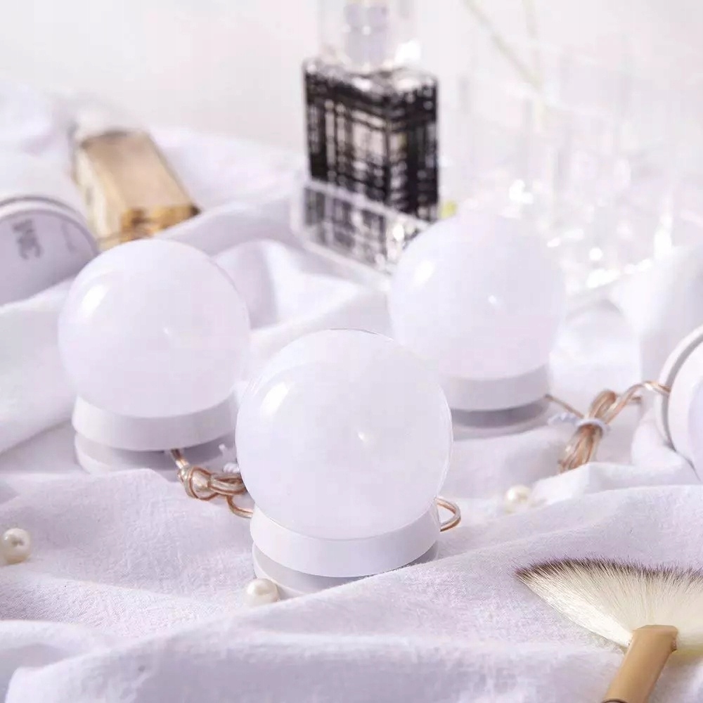 LAMPKI ŚWIATEŁKA LED NA LUSTRO DO TOALETKI MAKIJAŻ Liczba punktów światła 10