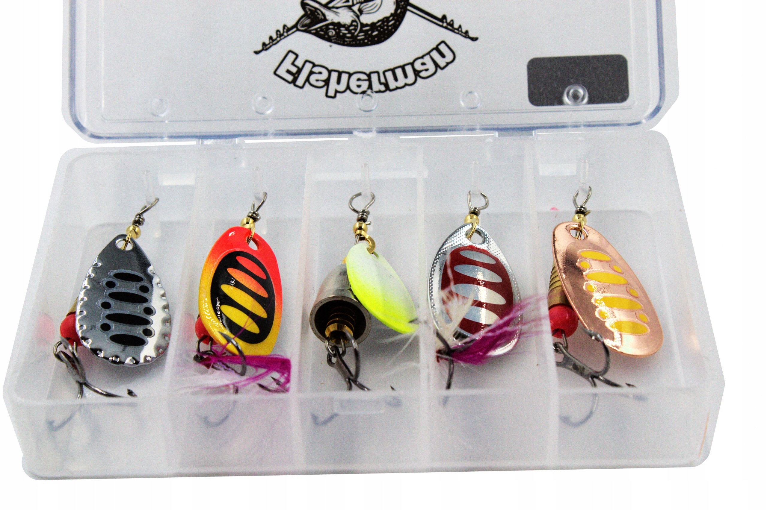 

Błystka Obrotówka Zestaw 5szt x 6,5g Szczupak Okoń