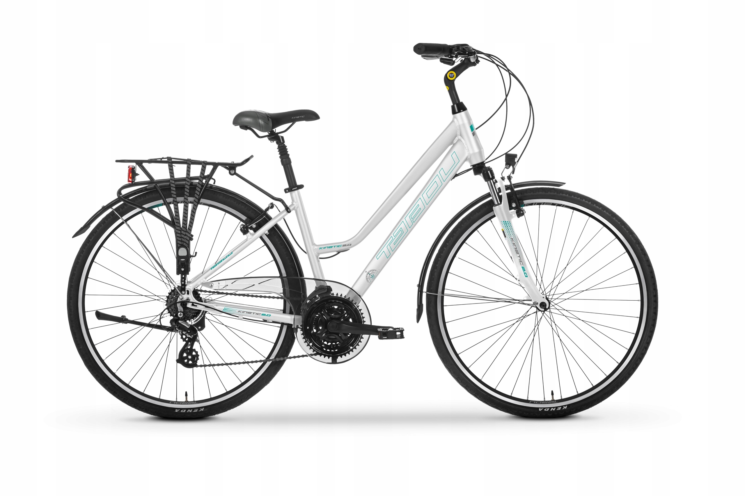 Rower trekkingowy Tabou Kinetic 2.0 rama 21 cali koło 28 " biały