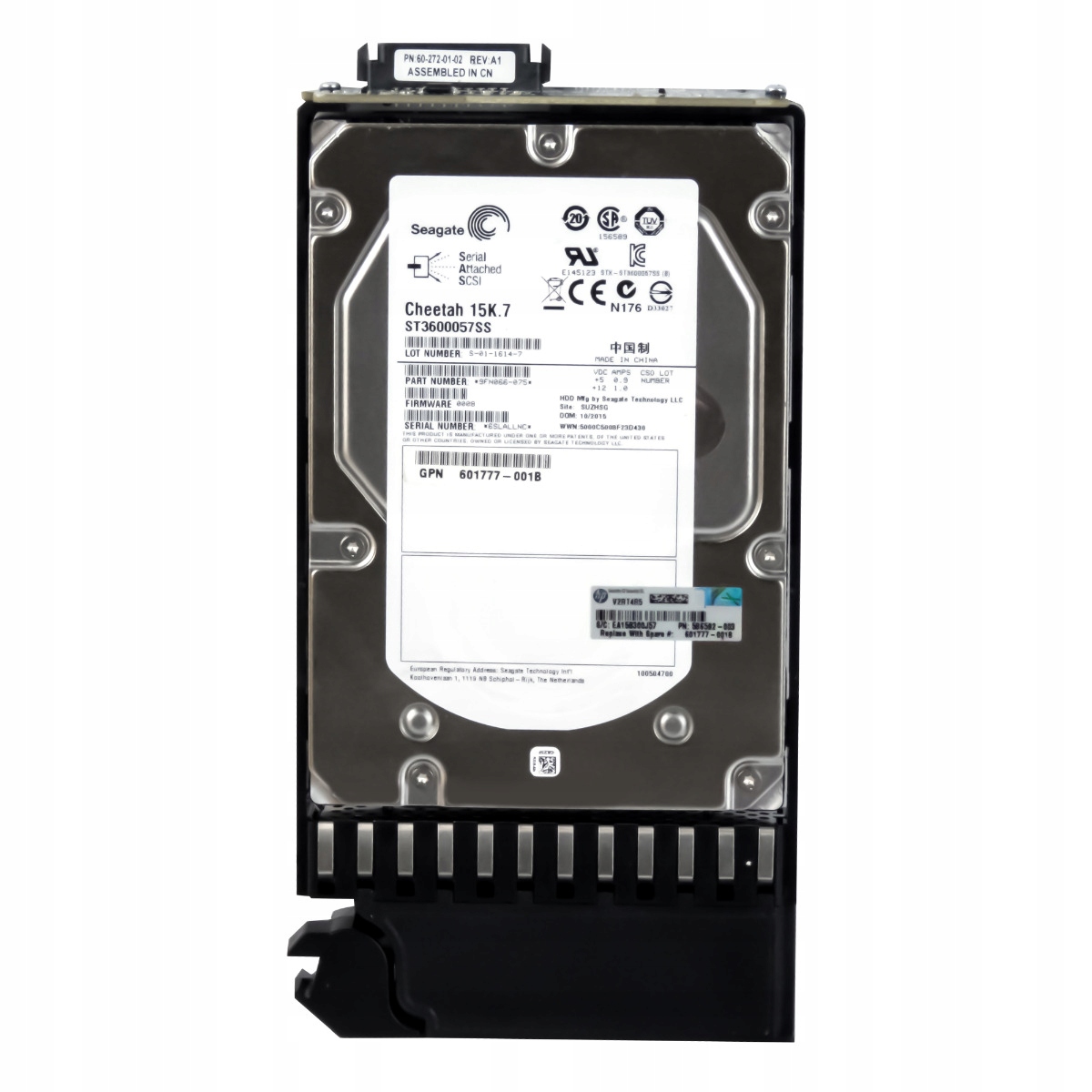 Hp 601777-001 586592-003 600GB 15K 16MB SAS-2 3.5'' ST3600057SS