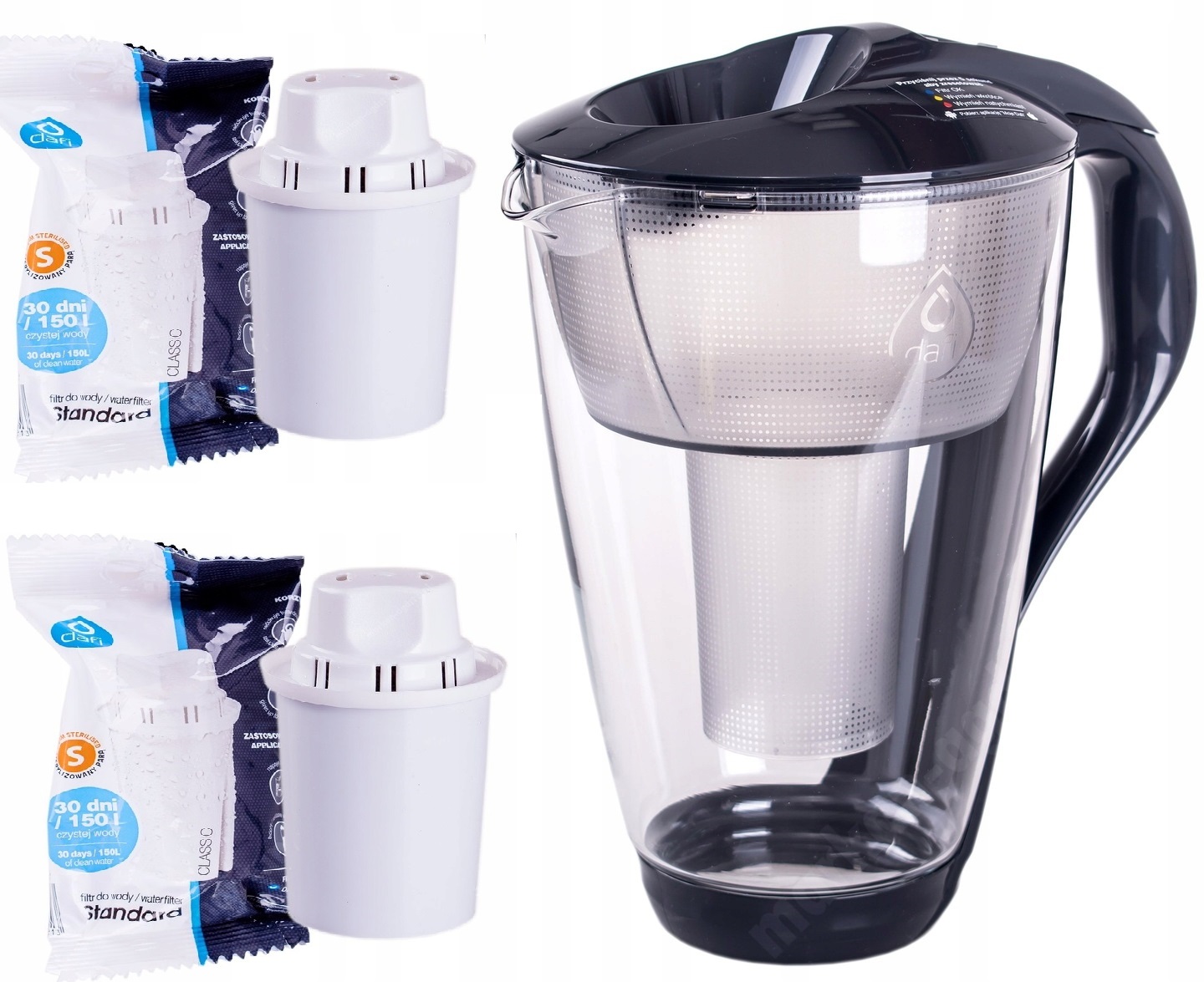 

Szklany Dzbanek Filtrujący Dafi Crystal 2 Filtry