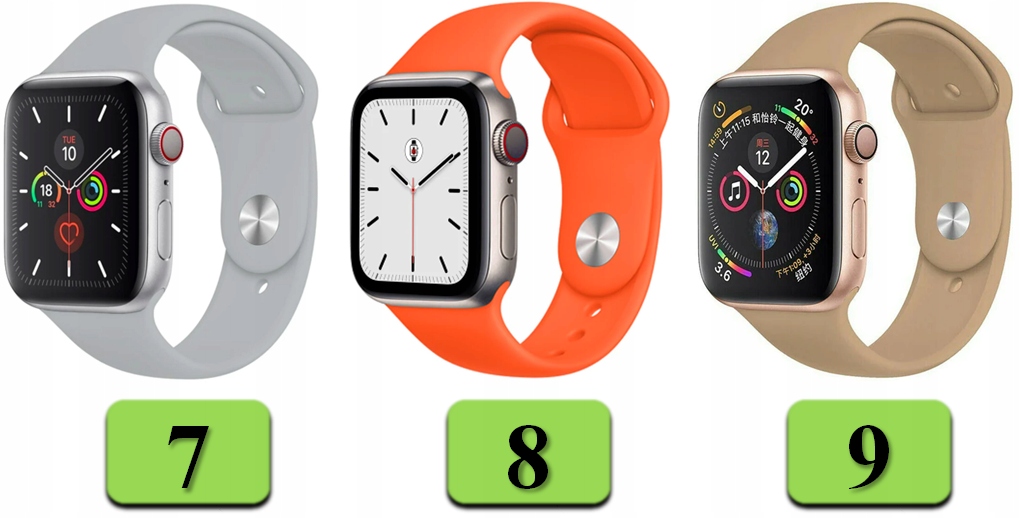 PASEK DO APPLE WATCH 1 2 3 4 5 6 7 8 9 SE 38MM 40MM 41MM |WYBÓR 30 KOLORÓW Kolor kremowy