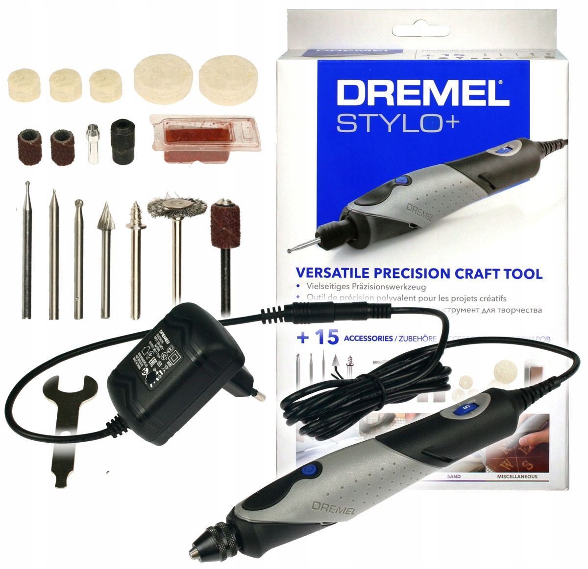 

Dremel Stylo+ do precyzyjnych prac 15 Akcesoriów