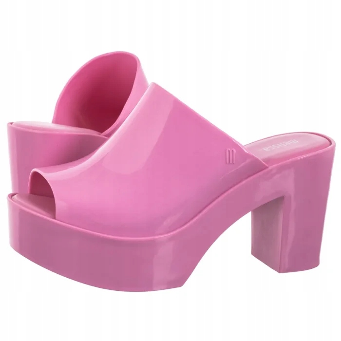 Dámské letní boty Nazouváky na podpatku Melissa Mule 32233/AL351 Růžové
