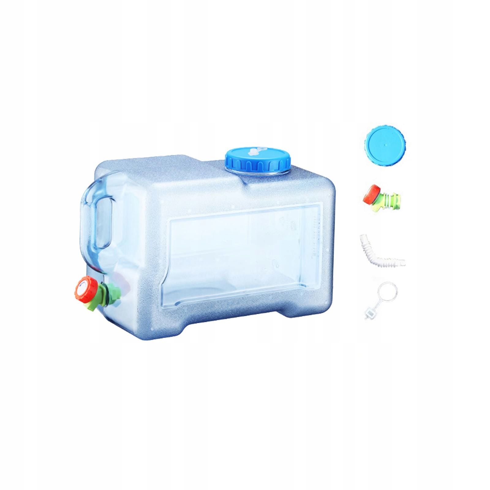 Przenośny pojemnik na wodę z kranem 18 litrów Model Przenośny zbiornik na wodę Beczka na wodę