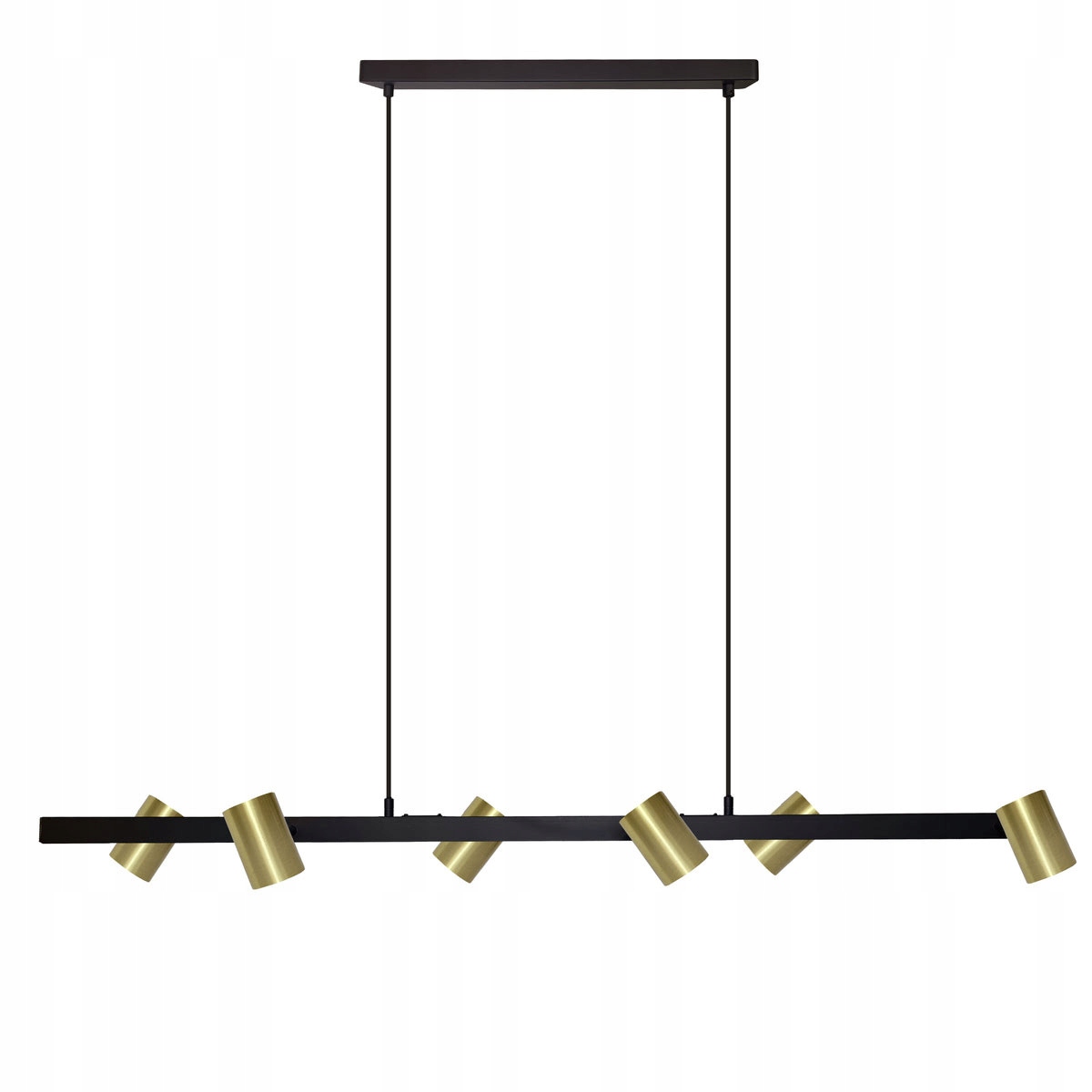 Závesná lampa Light Prestige Snow 6 zlato-čierna 6xGU10