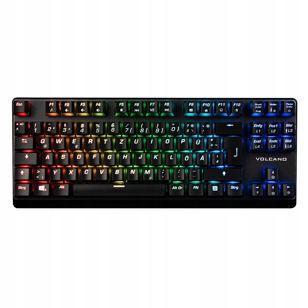 Herná klávesnica Modecom Volcano Lanparty Plus Rgb Outemu Brown Qwertz