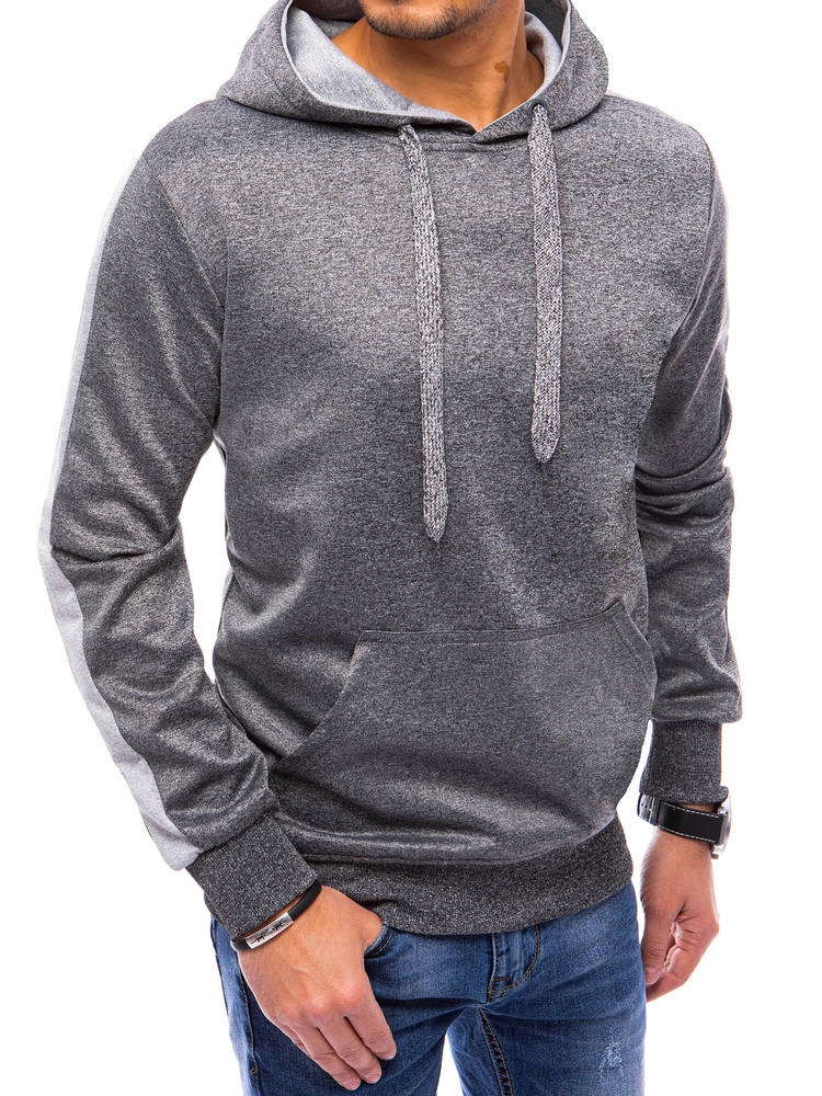

Bluza Męska Z Kapturem Gładka bx5122 - L