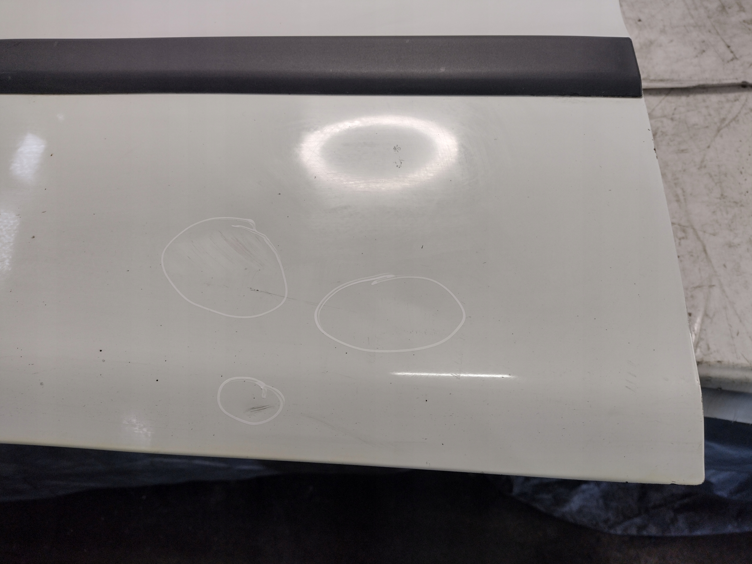 door left front Fiat Panda II 2 k: Bianco (249/F)