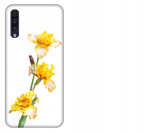 

Etui pokrowiec Samsung Galaxy A50 Kwiat zólty akwa