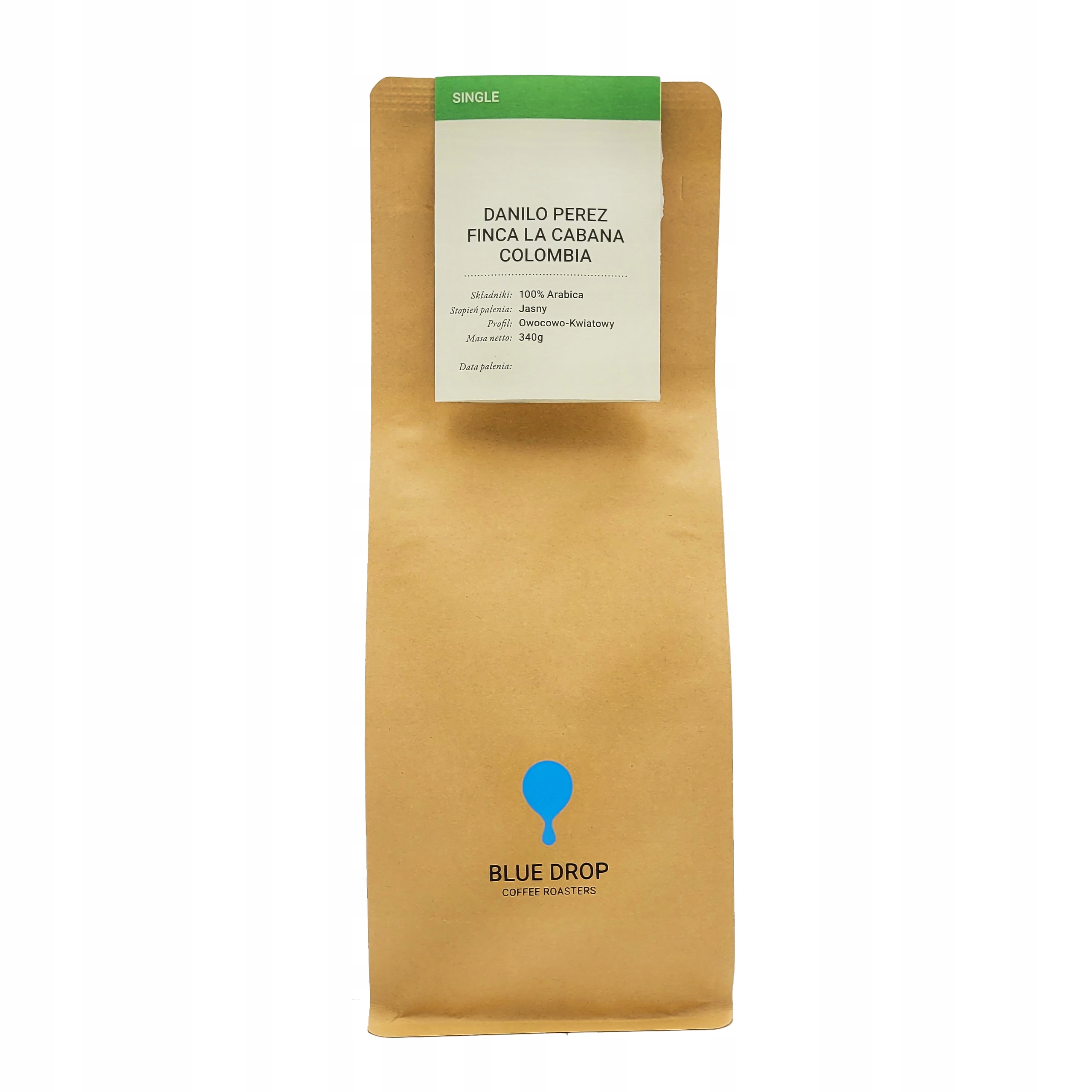 Káva zrnková Arabica Blue Drop Coffee Roasters Danillo Perez 340 g