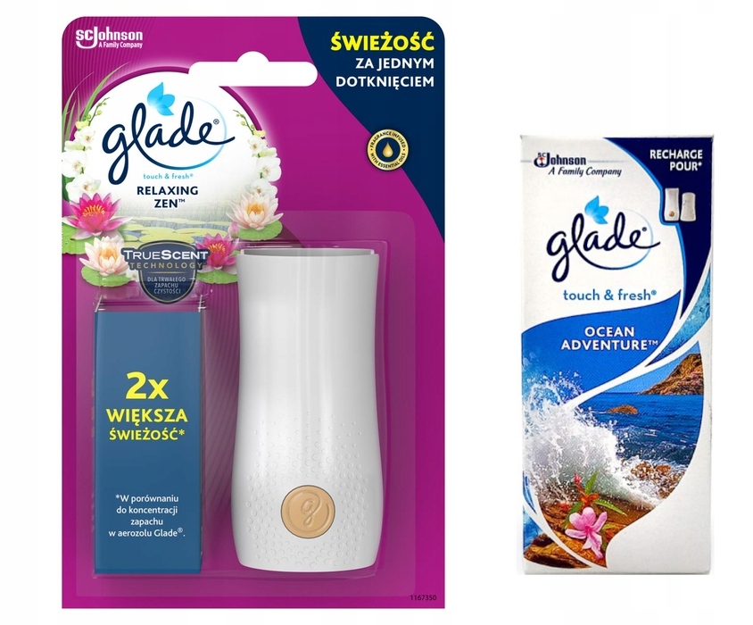 GLADE TOUCH FRESH RELAXING ZEN SPRAY 10ml + MORSKI ZAPAS 10ml
