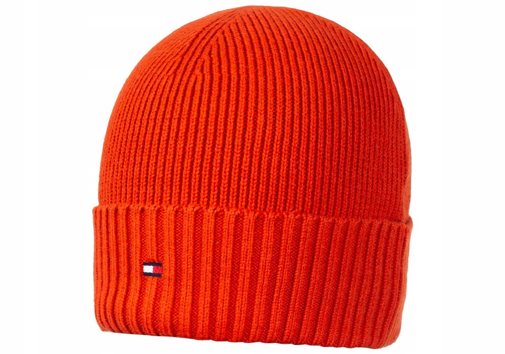 

Tommy Hilfiger Czapka Zimowa Cotton Beanie Orange