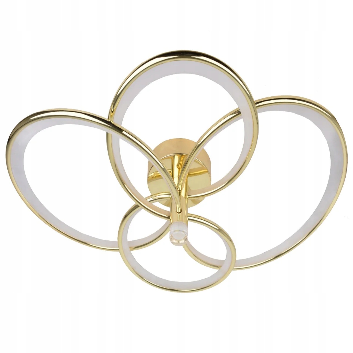 Led stropná lampa 40W Azina zlatá 4 krúžky Light Prestige