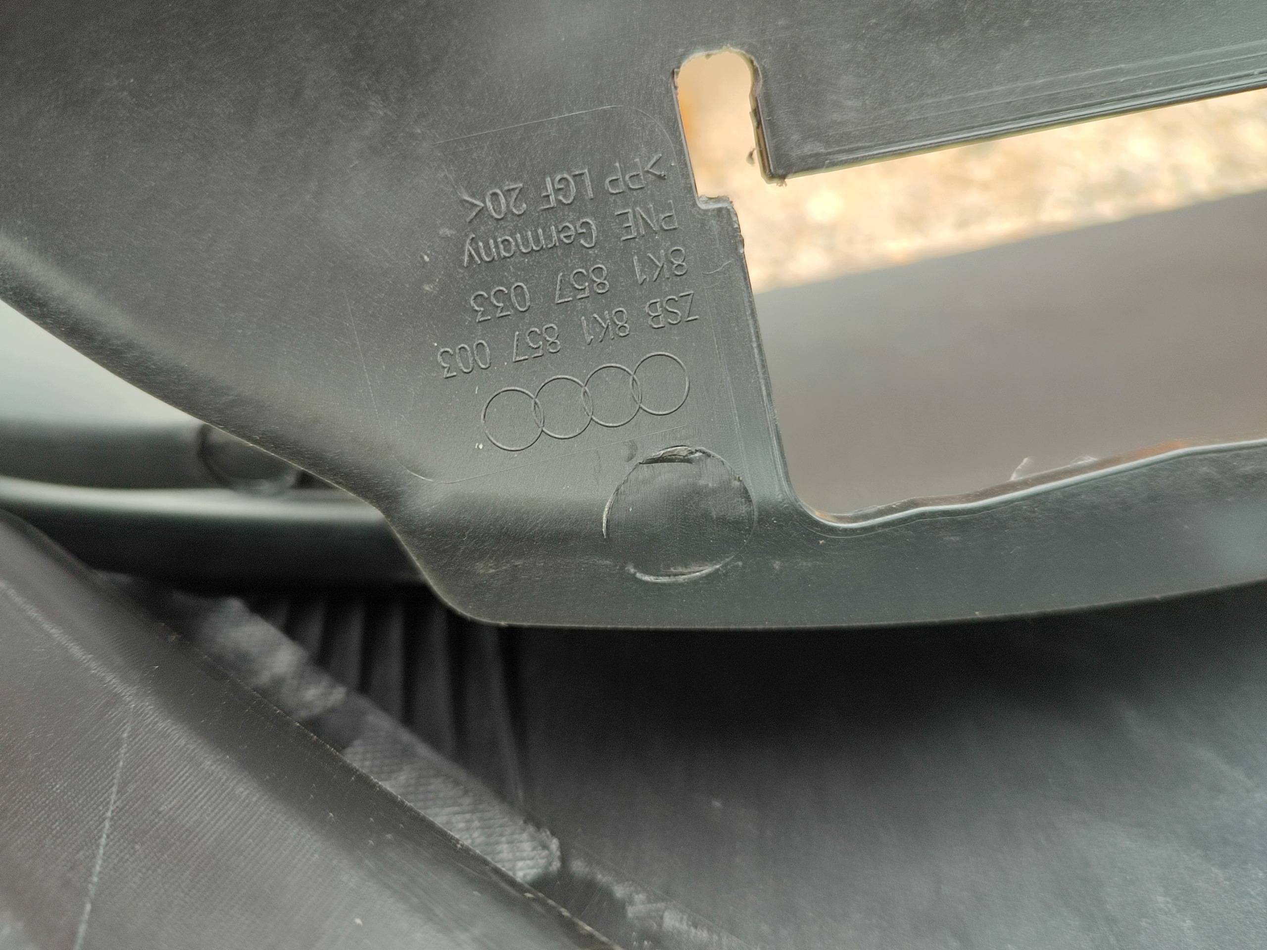 dashboard cockpit AUDI A4 B8 8K1857041