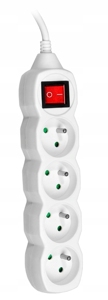 

Przedłużacz Tracer PowerCord 3m 4 gniazda biały