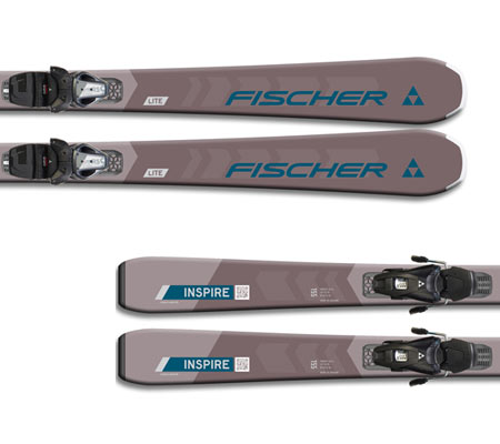 Fischer 2025 Narty Zjazdowe damskie Inspire Lite Slr Pro Ws A56524 +RS9 155