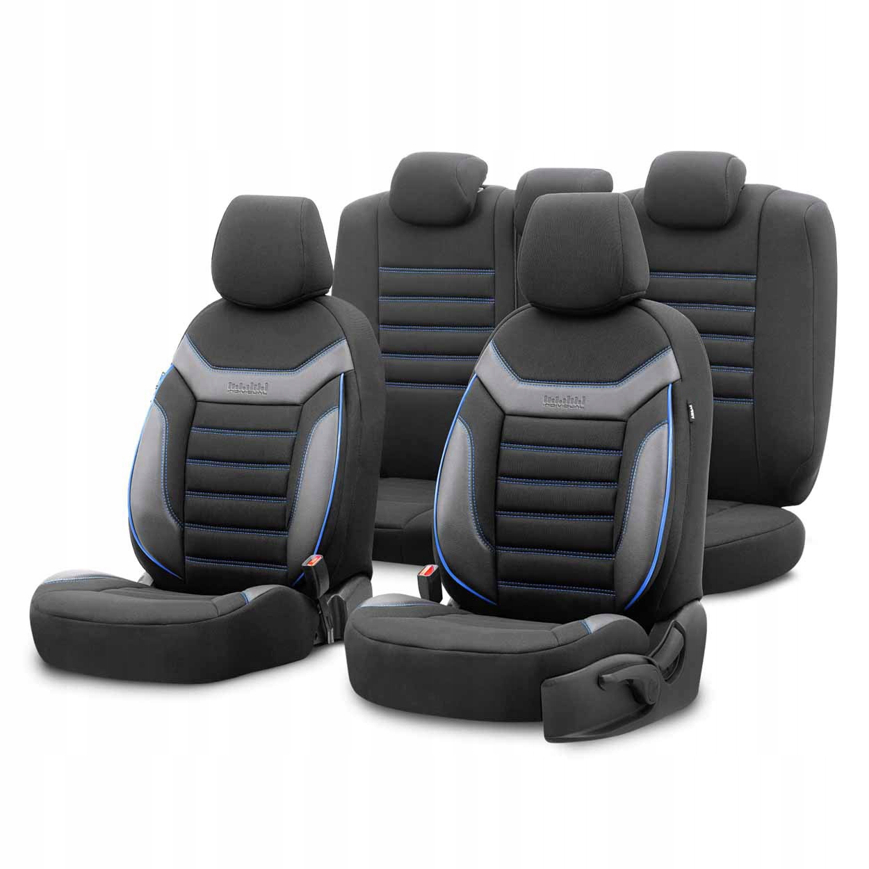 Sada autopotahů Otom Individual 203 Black/blue 3-ZIP