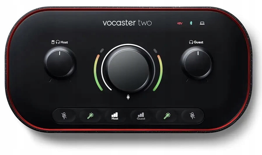 Focusrite Vocaster Two Interfejs Audio Usb Do Podcastów Karta Dźwiękowa
