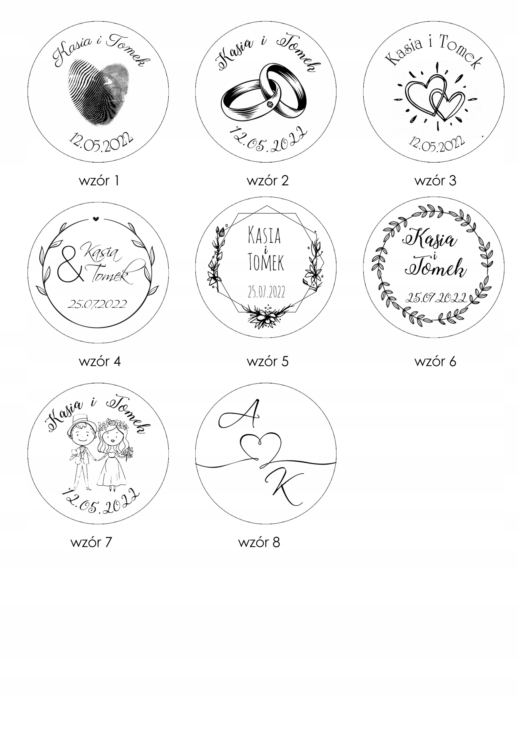 Skrzynka okrągła szkatułka pod na obrączki EKO Rodzaj pudełko