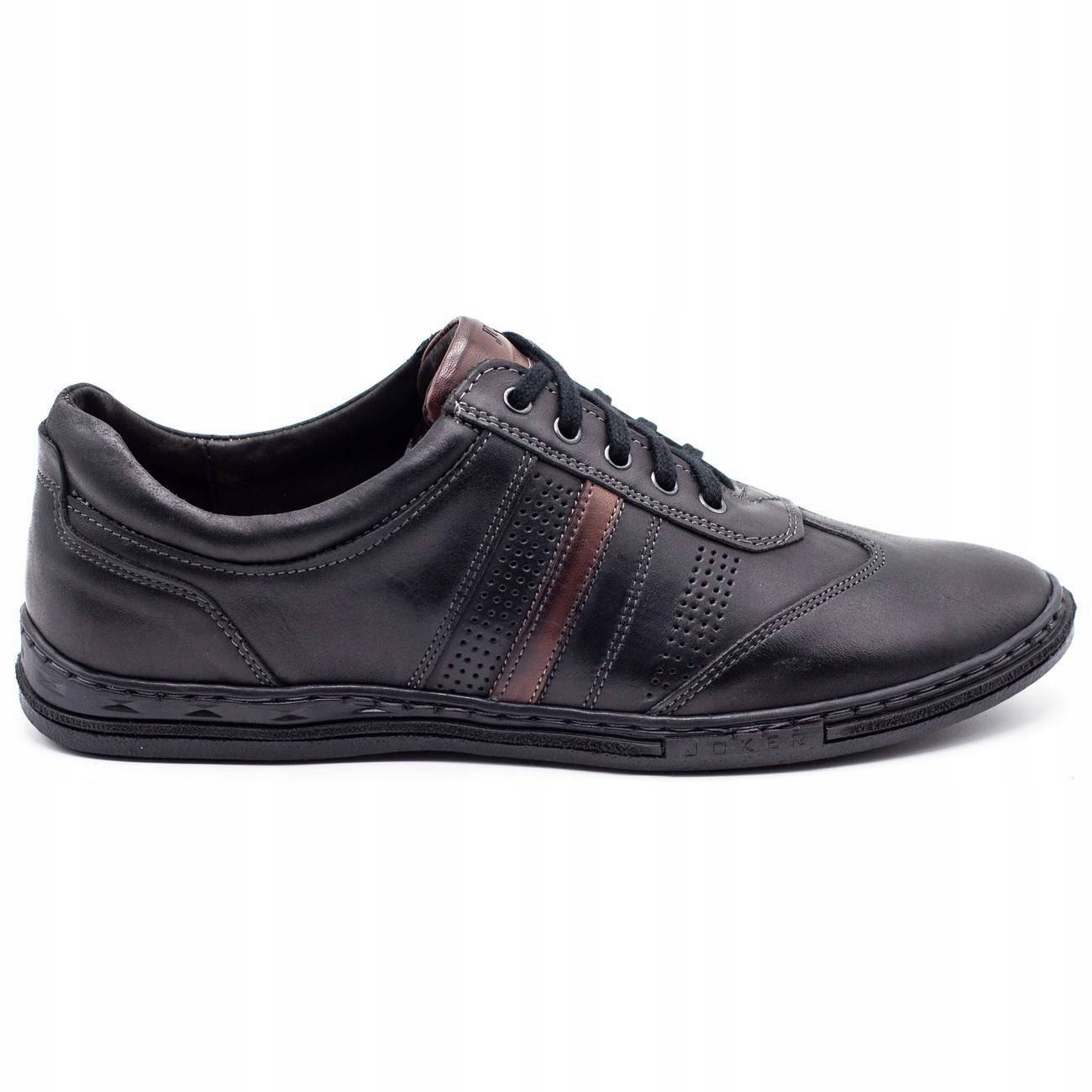 

Buty Męskie Polskie Skórzane Joker 521 Czarny 41