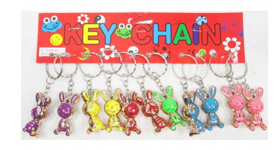 

Brelok Breloczek Królik Do Kluczy MIX