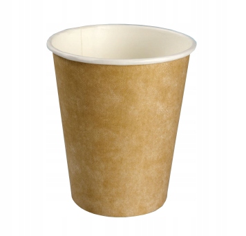 

Kubki papierowe do gorącego kraft 250ml 80mm 50szt