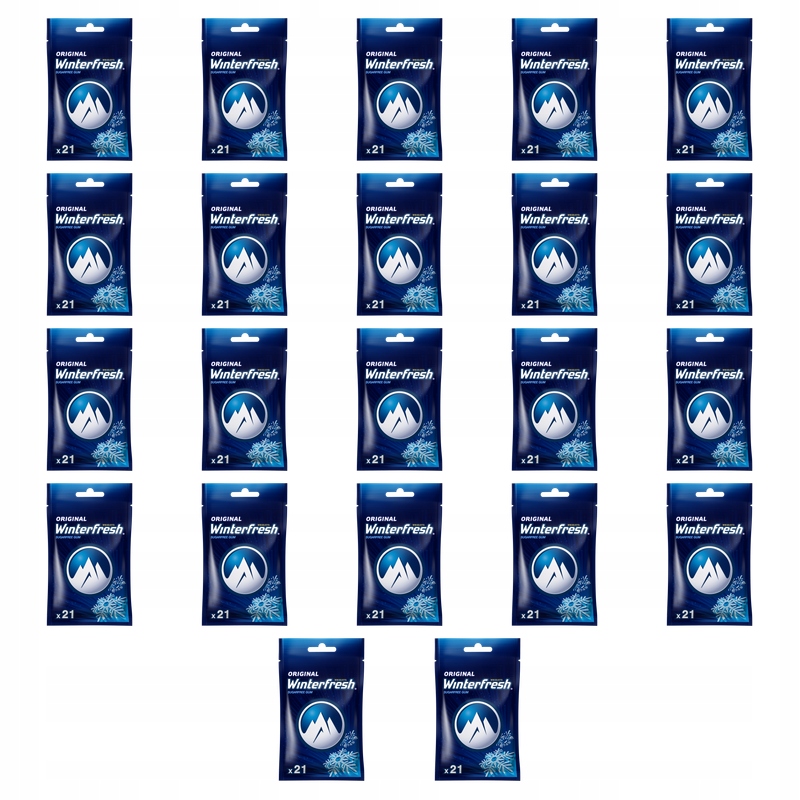 Winterfresh Original Žvýkačka bez cukru 29 g (21 dražé) X22