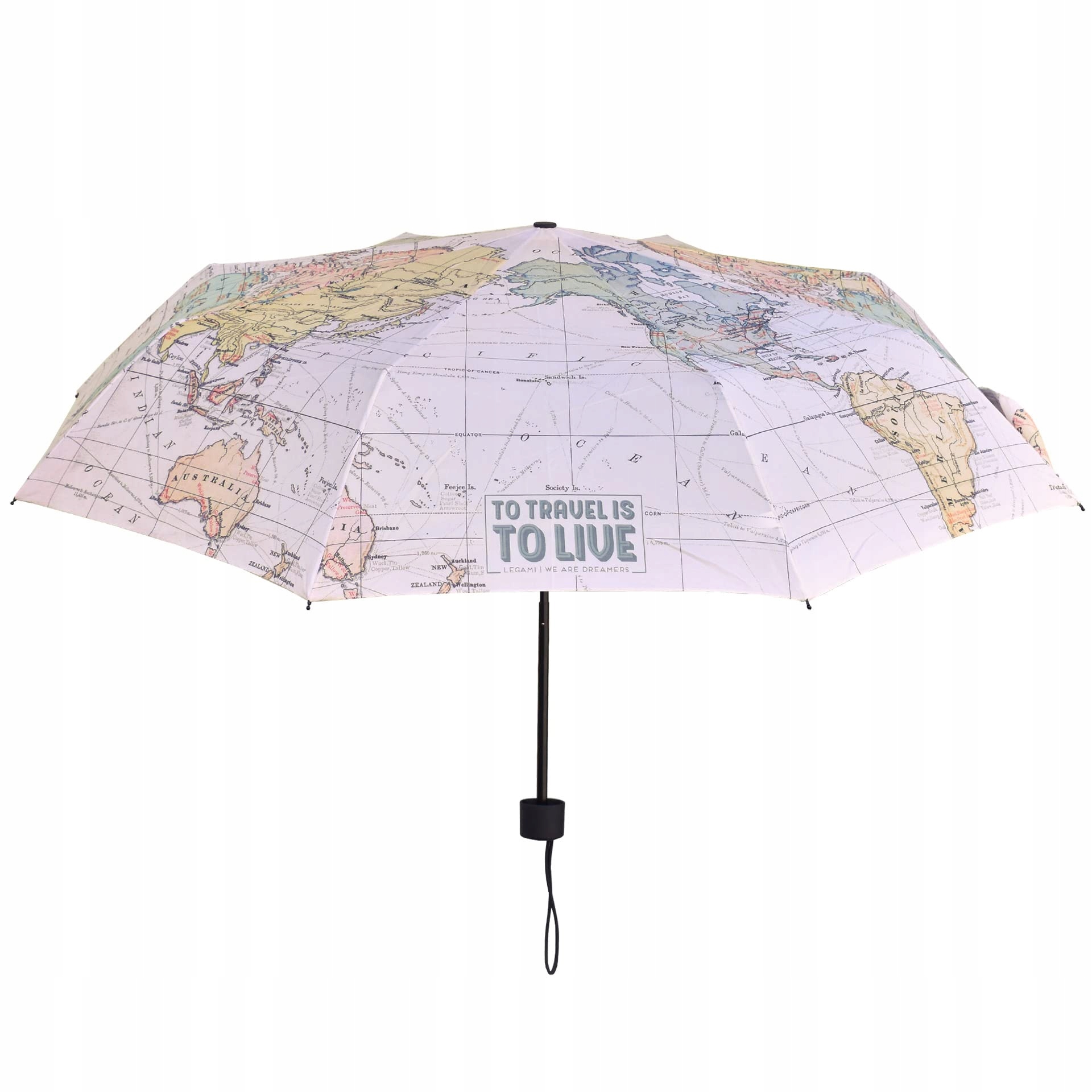 Legami Skládací deštník 100 cm Polyester Lehký, větruodolný s potahem