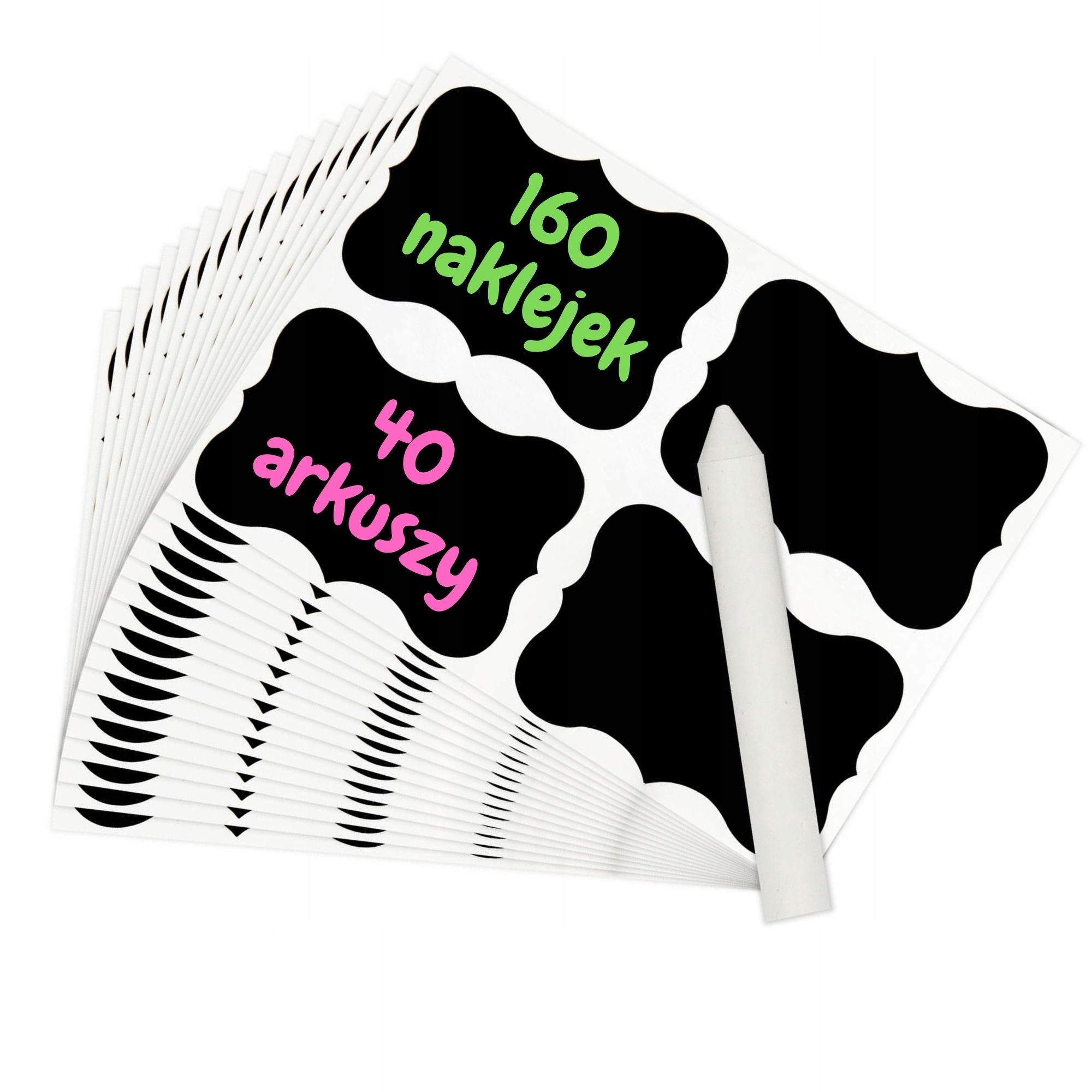 

Naklejki etykiety na przyprawy butelki słoiki 160