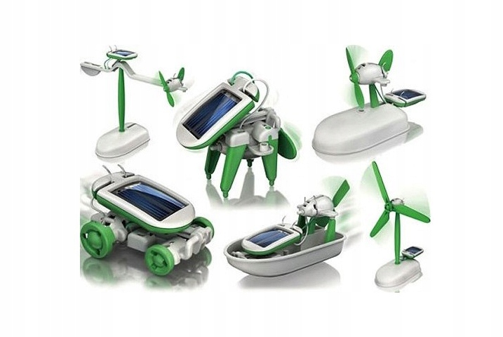 

Zabawka Solarna Roboty 6w1 Edukacyjny Zestaw solar