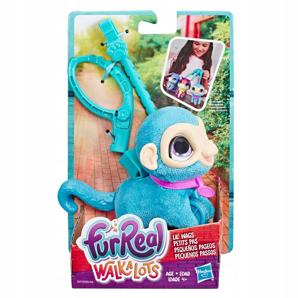 

Furreal Friends Mały zwierzak na smyczy Małpka