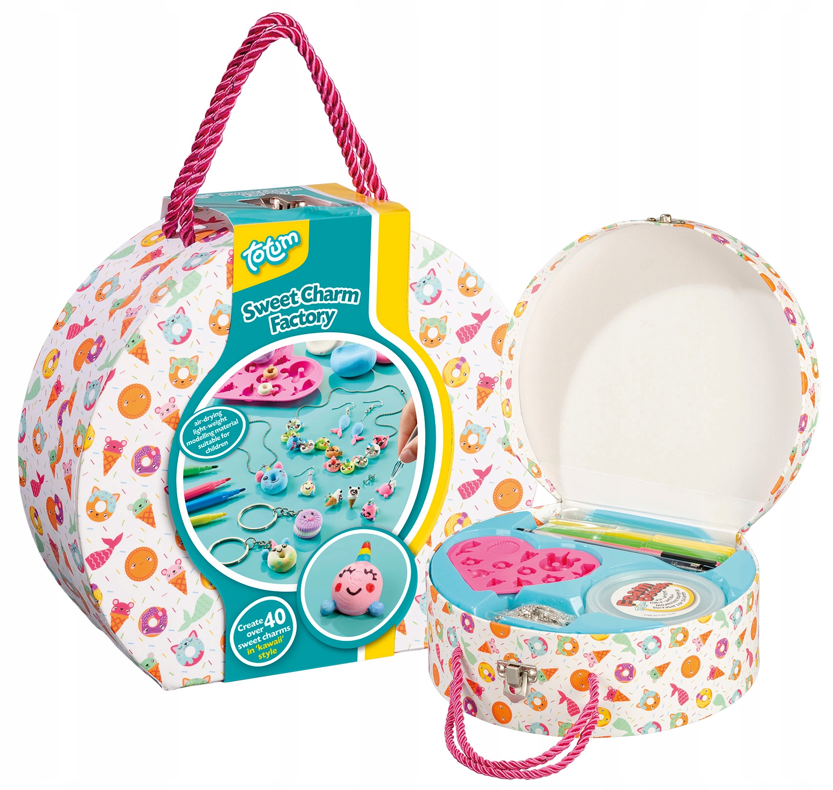 

Zestaw do robienia bransoletek biżuterii w walizce