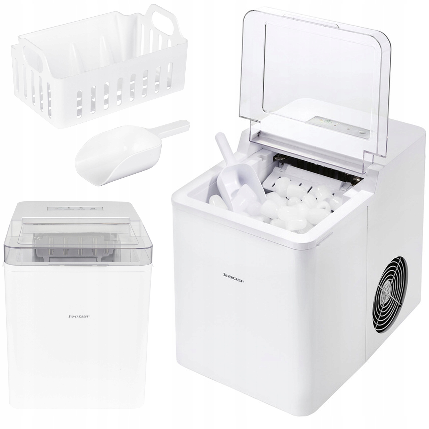Výrobník ledu SilverCrest Semk 105 2.1L 105W 2 druhy kostek