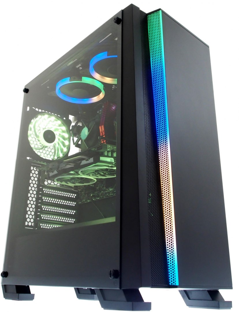 Počítačová Skříň IBox Wizard 4 Gaming Midi Tower černý