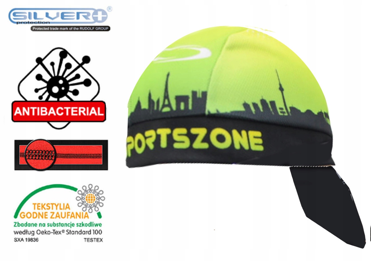 T CZAPKA MĘSKA SPORTOWA TRENINGOWA TREKKINGOWA NEONOWA Rozmiar uniwersalny