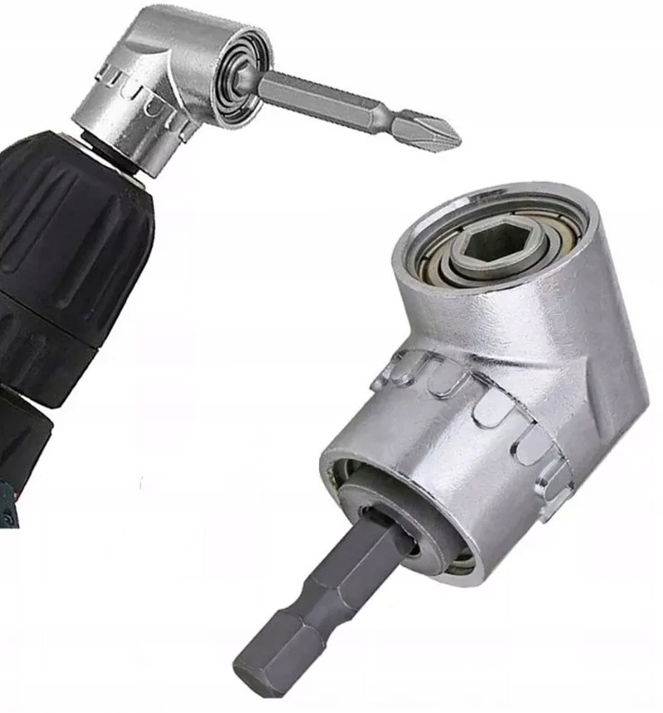 ADAPTER KĄTOWY NASADKA DO WKRĘTARKI UCHWYT HEX