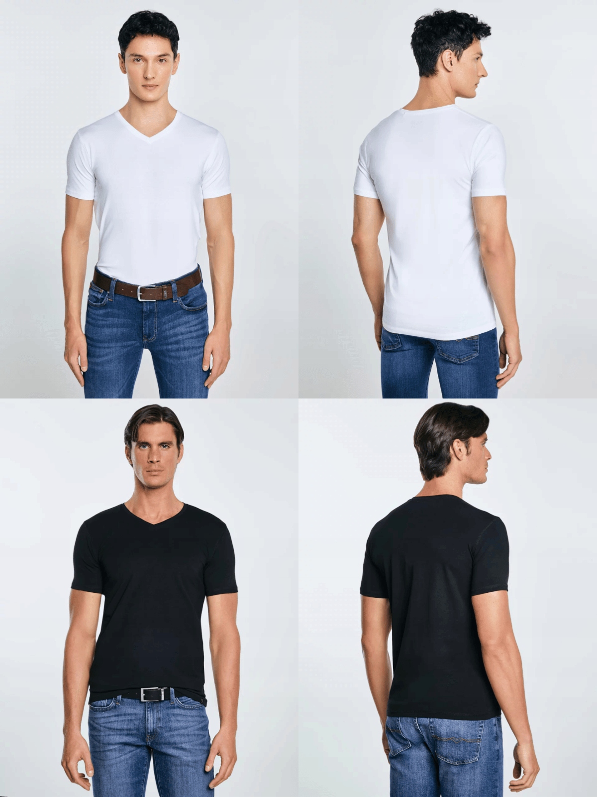 sada 2x tričko pánské Big Star basic vel L