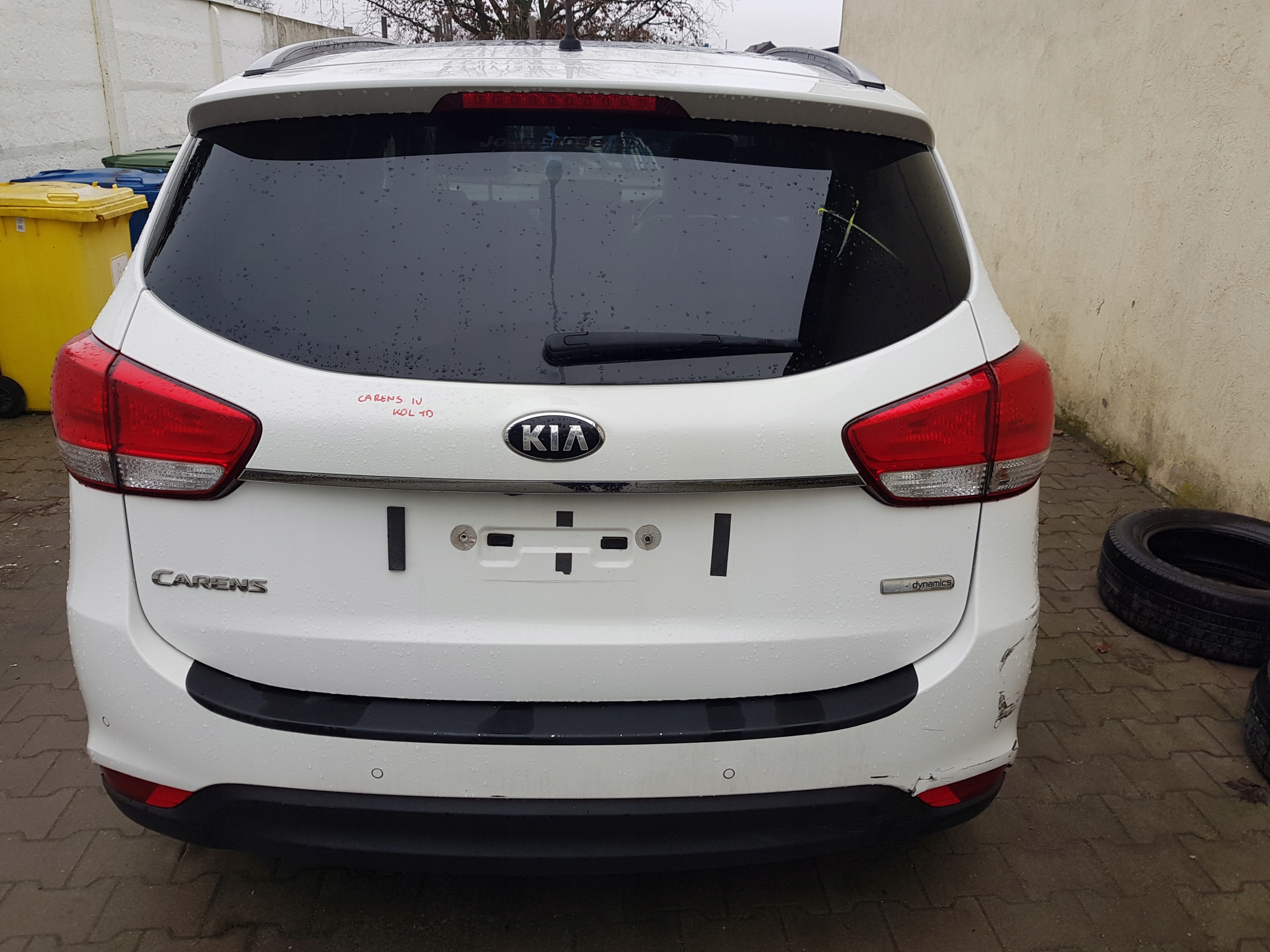 KIA CARENS IV sider rear part rear axis complete 2013