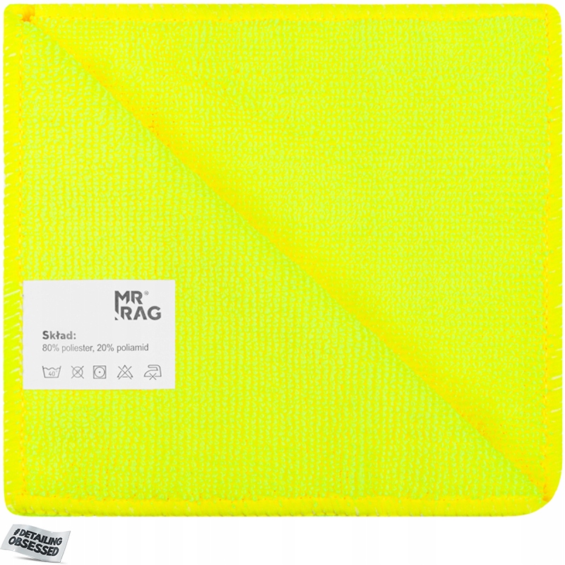 

Mr Rag 30x30cm yellow 250gsm mikrofibra żółta
