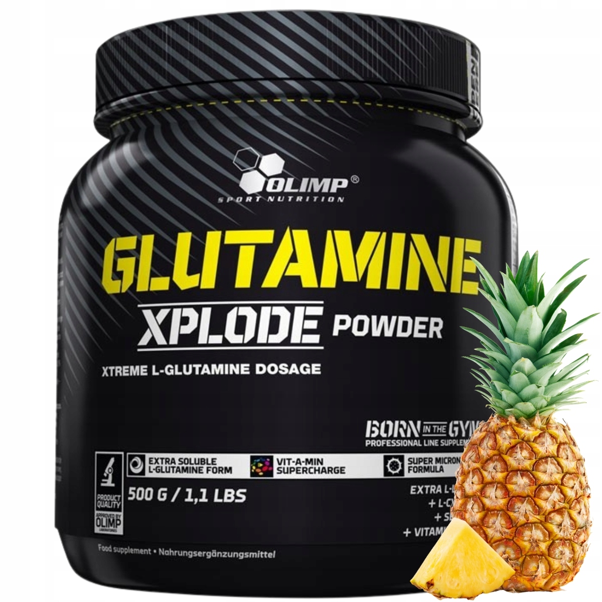 Glutamin Xplode Olimp 500 g Glutamin Ananasový