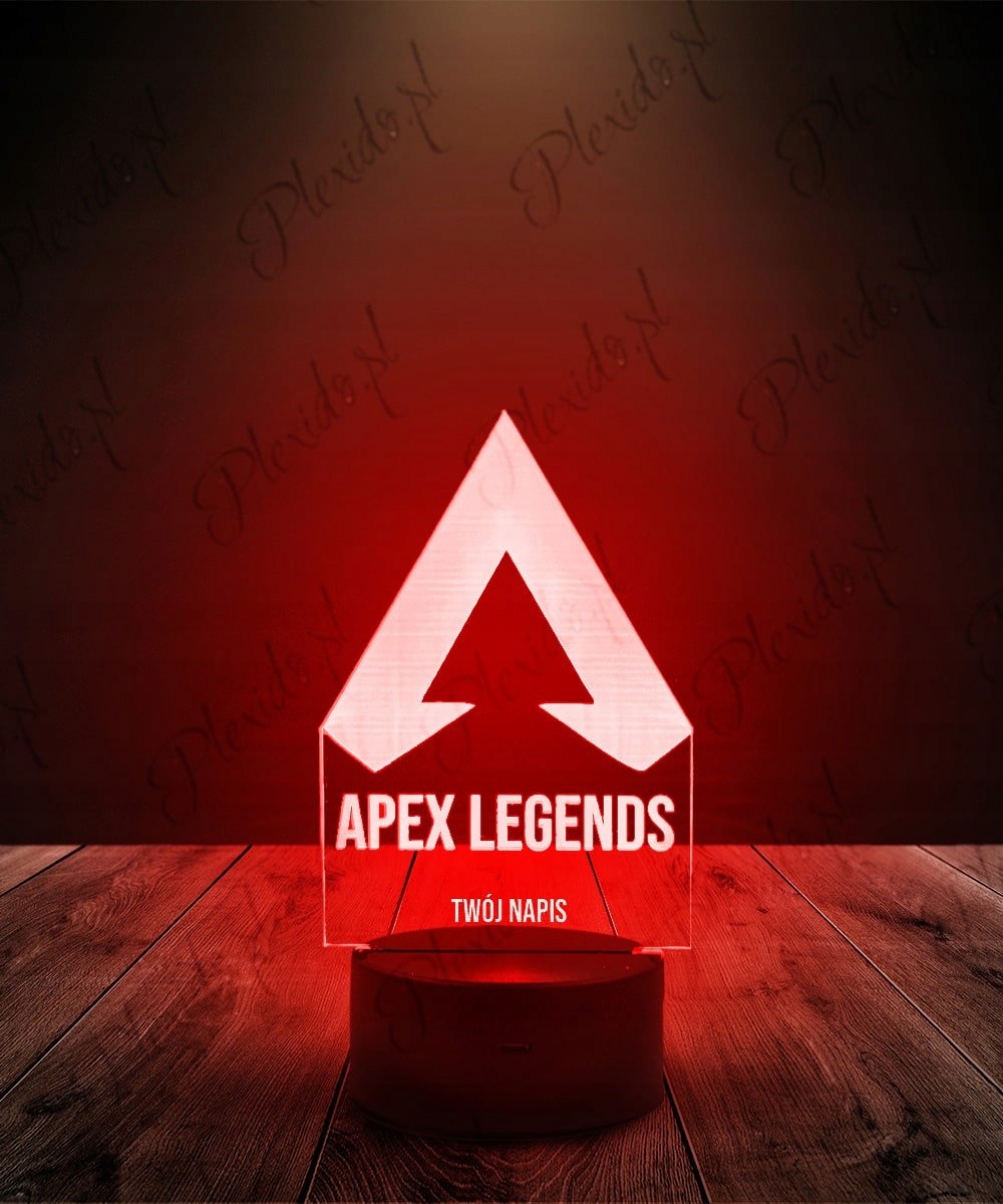 Lampka Nocna Apex Legends 16 kolorów LED PLEXIDO EAN (GTIN) 5905342800958