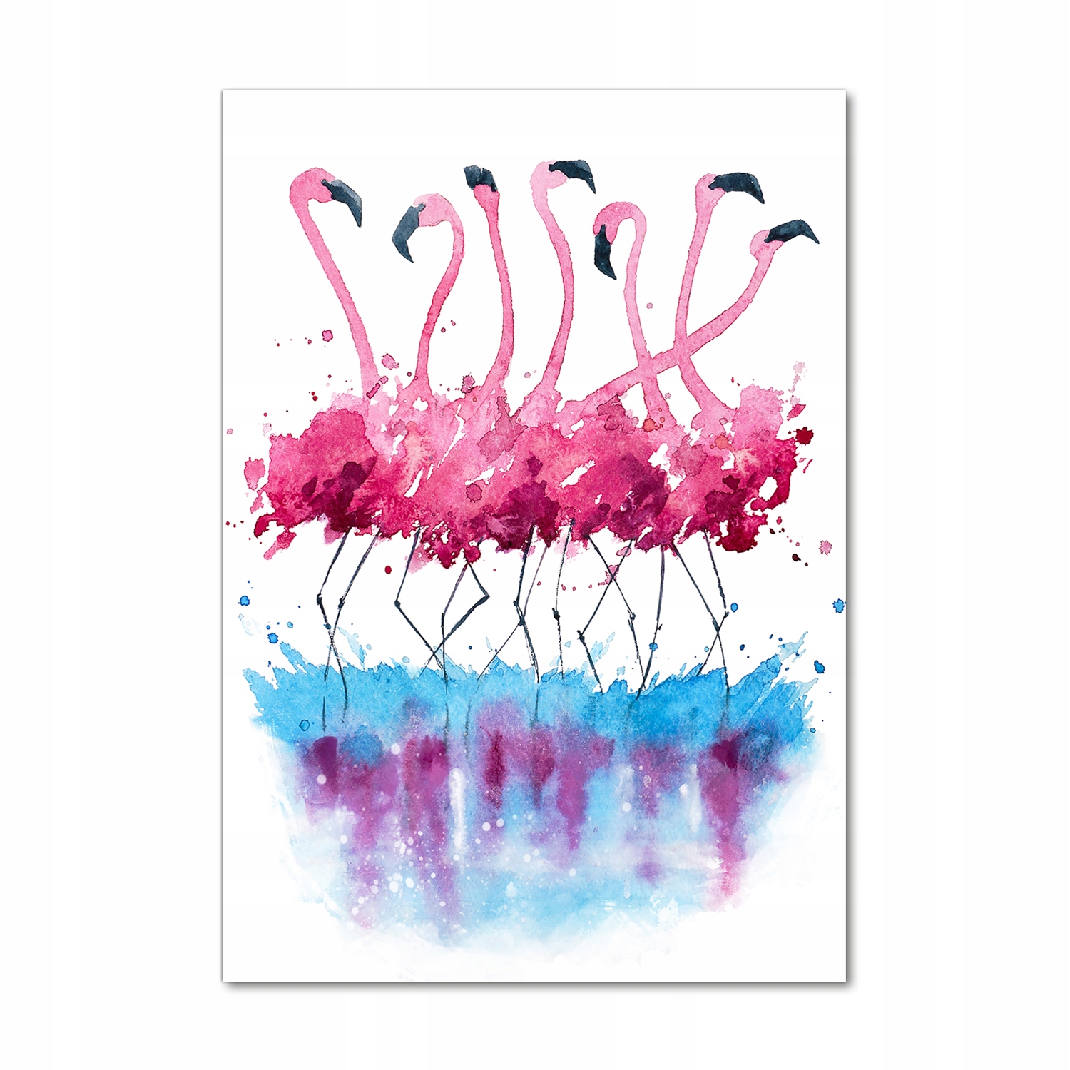 

Foto obraz akrylowy na ścianę Flamingi 70x100 cm