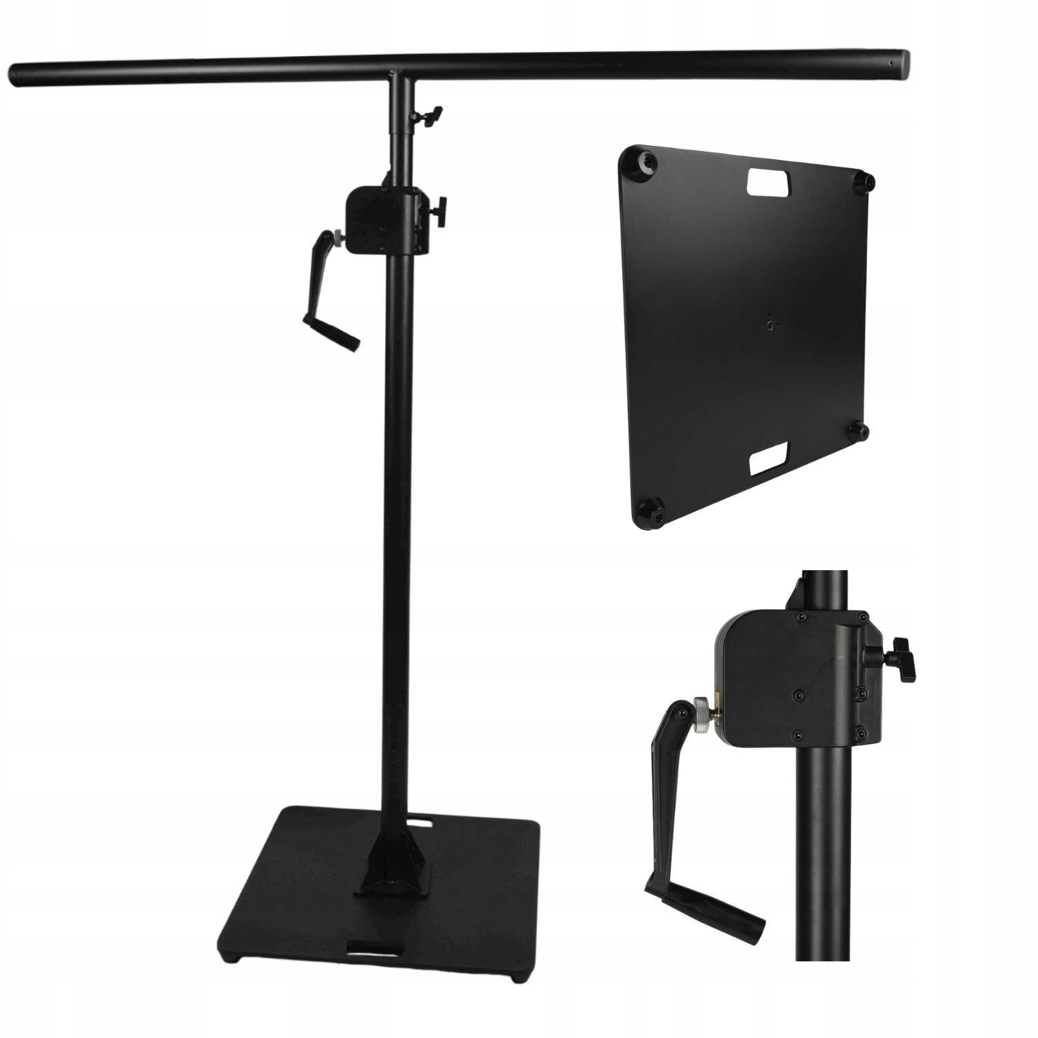 Pevný A Stabilní Estrádní Osvětlovací Stativ S Výtahem 160-280 cm 50 kg