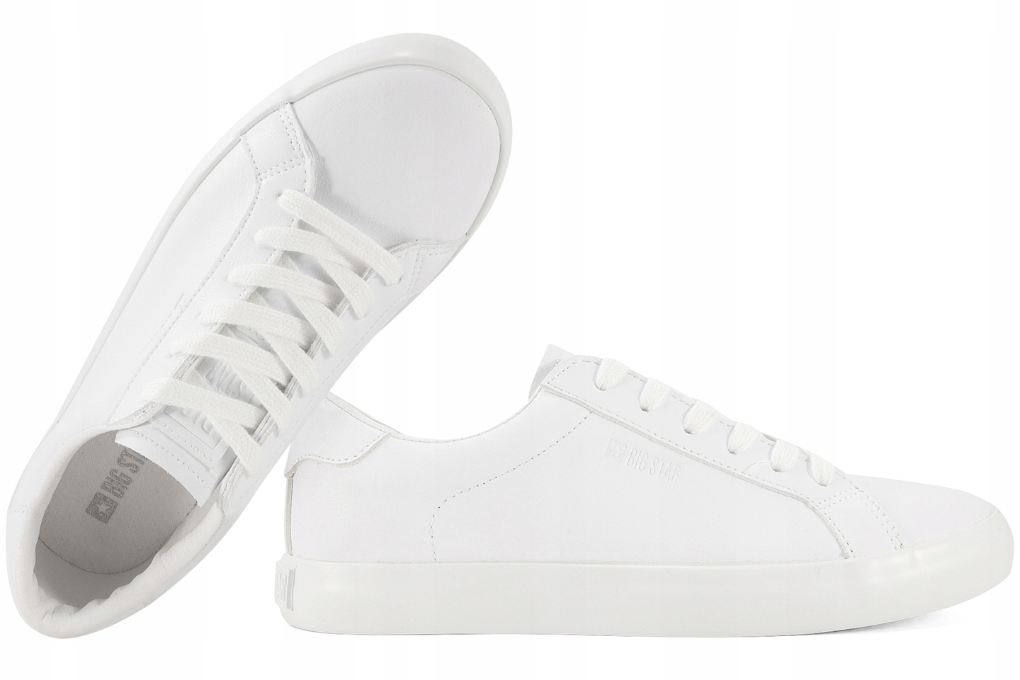 Big Star SS274280 Dámské Polobotky Tenisky Eko bílé 38