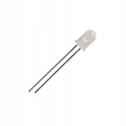 

Dioda Led 5mm biała ciepła 3000K matowa
