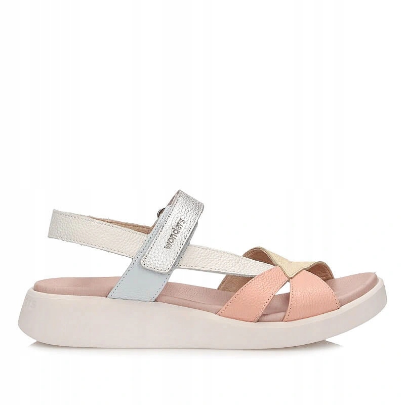 Dámské sandály Wonders C-6552 Wild V. Melon/vanila Memory Gel, barevné