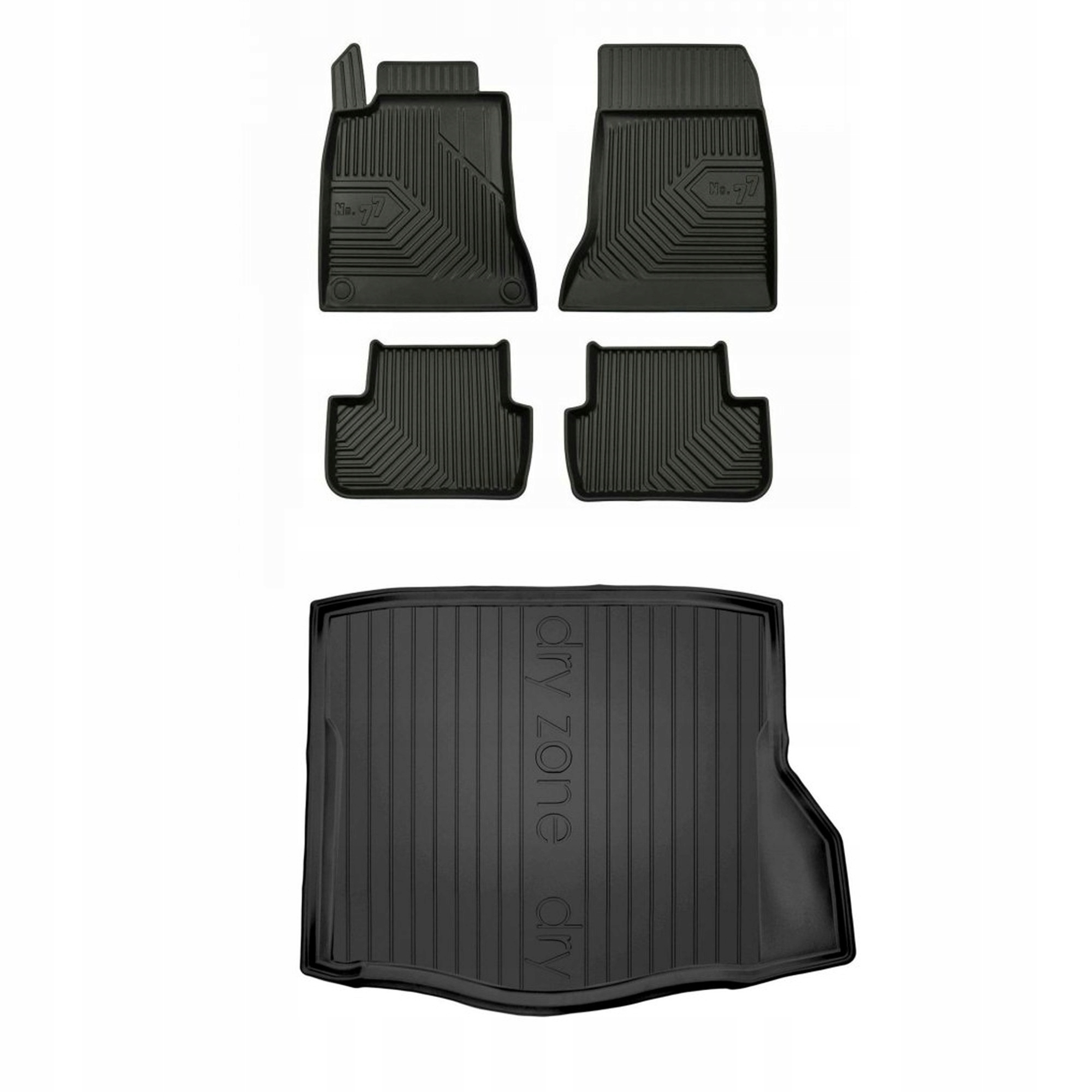 Gumová sada kobercov a rohoží Mercedes-Benz Cla C117 2013-2019