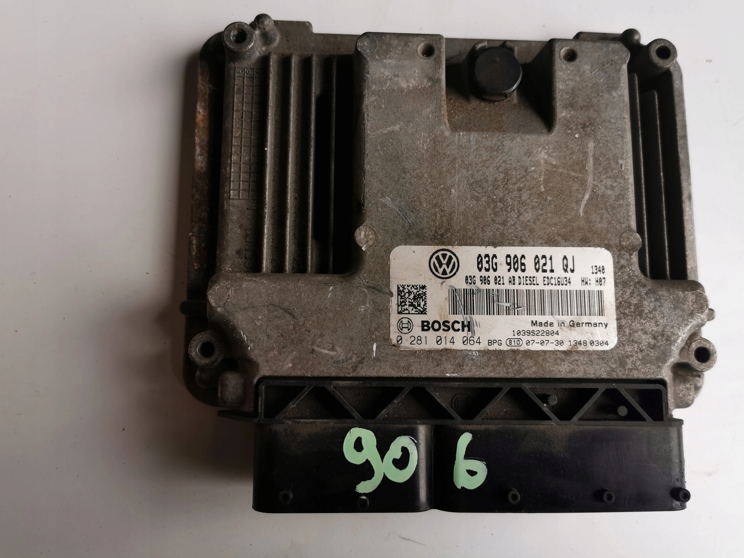 VW JETTA 1.9TDI 0281014064 03G906021QJ computer EC